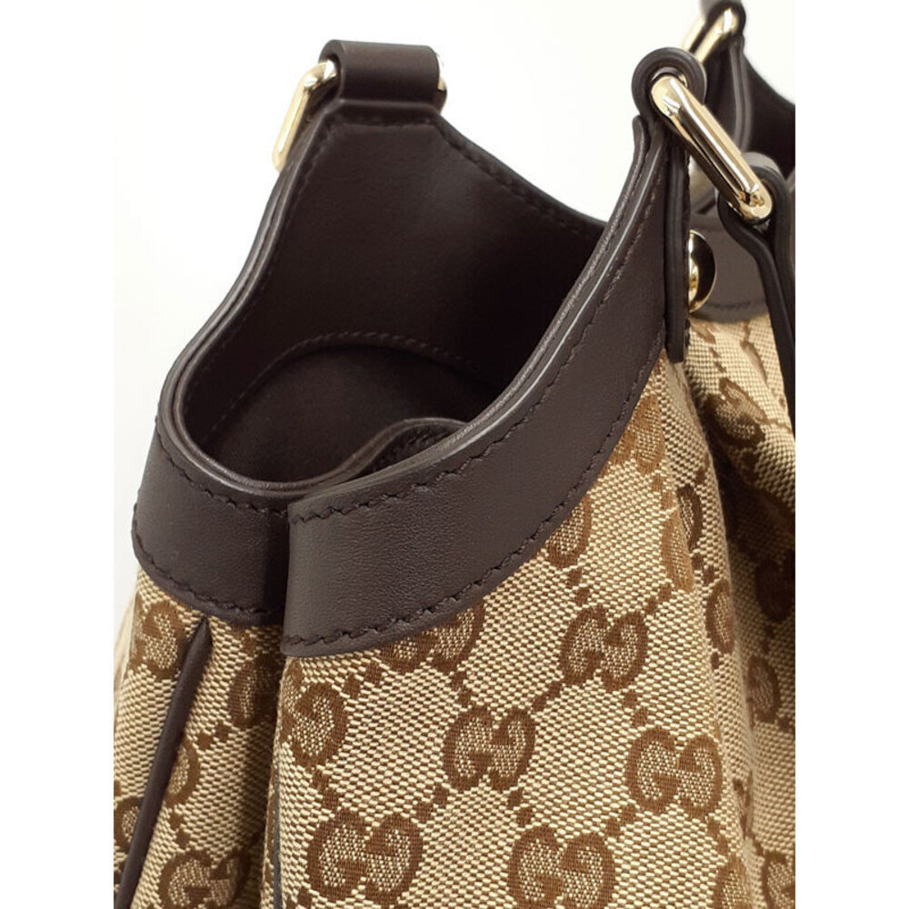 Gucci GG Canvas Sukey Tote Bag Brown - Picture 6 of 9